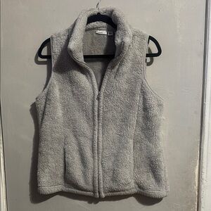 Croft & Barrow Gray Fleece Vest